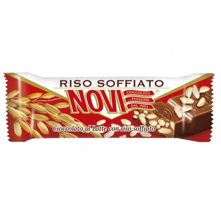 Novi Barretta Cioccolato al Latte finissimo con Riso Soffiato 21gr