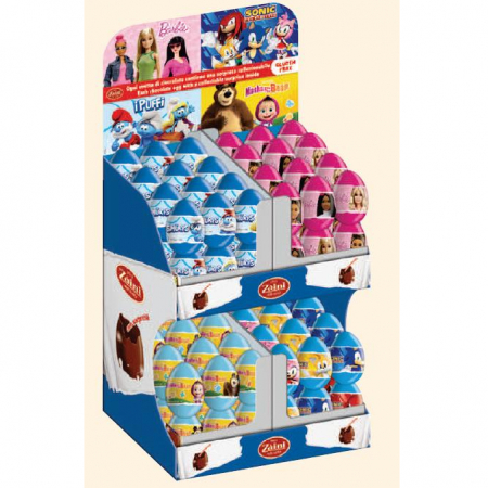 Zaini Espositore Ovetti Misto 144 pezzi (Prodotto invernale)