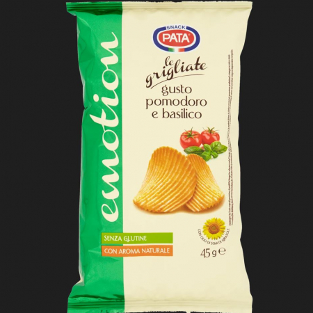 Patatine Pata Emotion Pomodori e Basilico 45gr