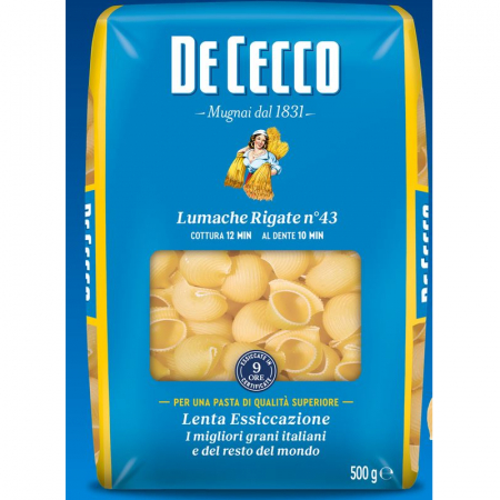 De Cecco Lumache Rigate n°43 gr.500