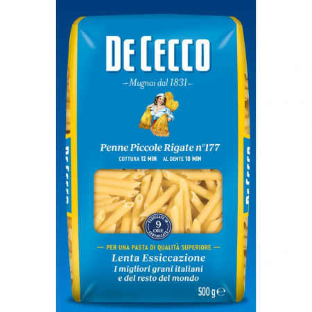 De Cecco Penne Piccole Rigate n°177 gr.500