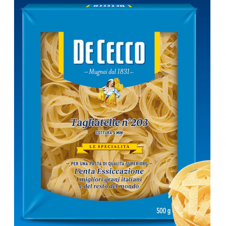 De Cecco Tagliatelle di Semola n°203 Gr.500