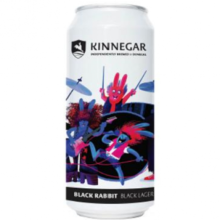 Kinnegar Black Rabbit Black Lager 0,44 lattina