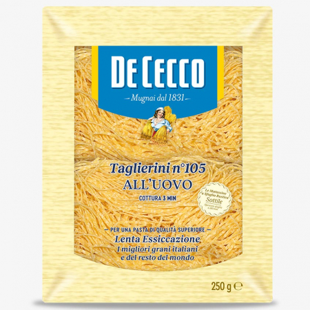 De Cecco Taglierini all'Uovo n°105 gr.250