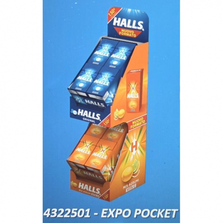Halls Espositore Astuccio Pocket 2026 36pz (Novità)
