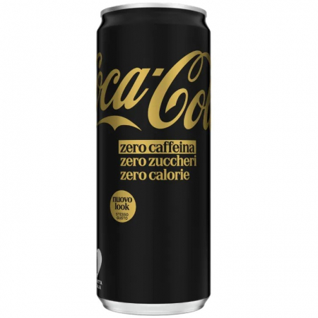 Coca Cola Free Zero Zuccheri Zero Caffeina 0,33 lattina