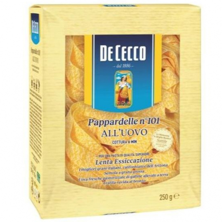 De Cecco Pappardelle all'Uovo n°101 Gr.250