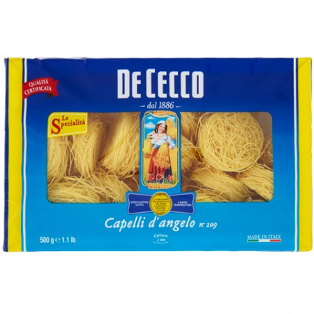 De Cecco Capelli D'Angelo di Semola n°209 Gr.500