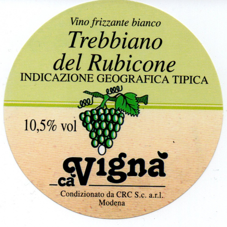 Cà Vignà Trebbiano Rubicone Frizzante Lt.25