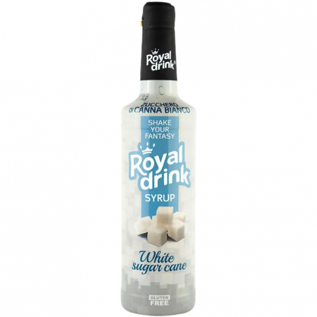 Royal Drink Sciroppo di Zucchero di Canna Bianco 1,0