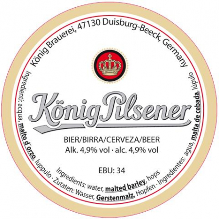 Konig Pilsener Premium Lager