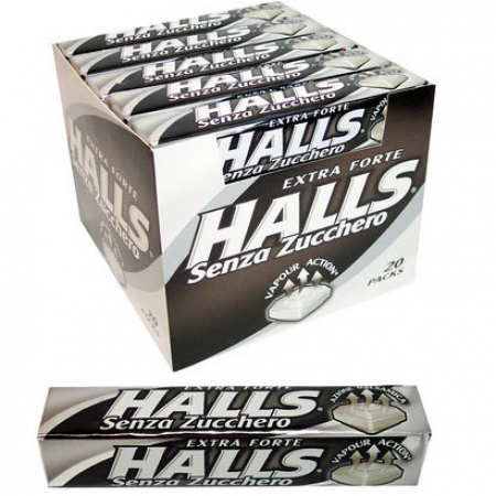 Halls Extraforte Senza Zucchero Stick