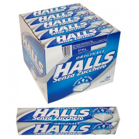 Halls Original Senza Zucchero Stick